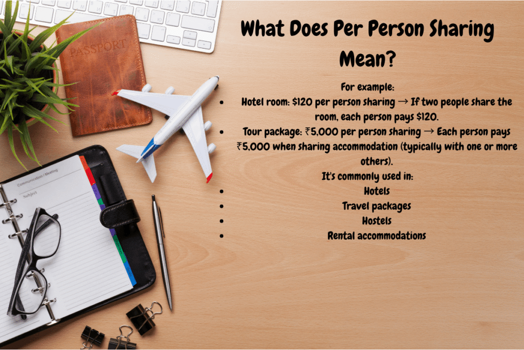per person sharing meaning